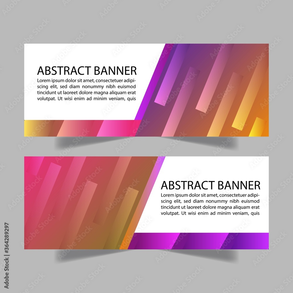 Fototapeta premium abstract modern banner template design