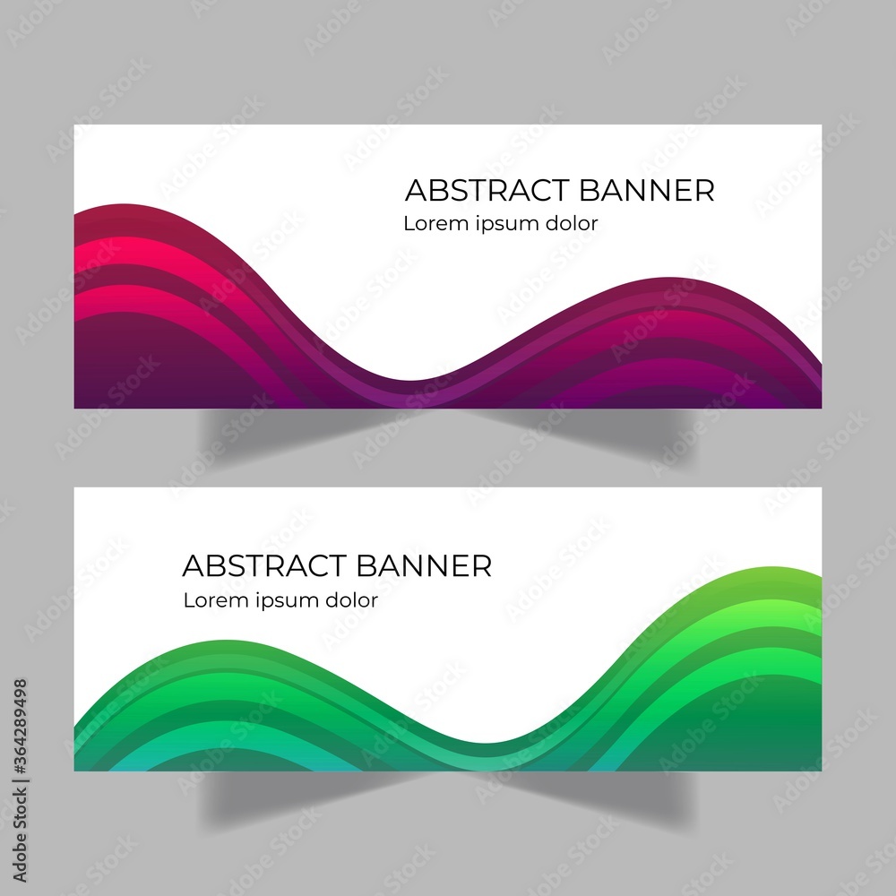 Fototapeta premium abstract modern banner template design