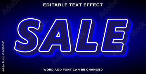 Text effect style sale
