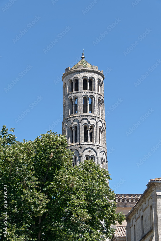 La tour Fenestrelle de la cathédrale St-Théodorit d'Uzès - Gard - France