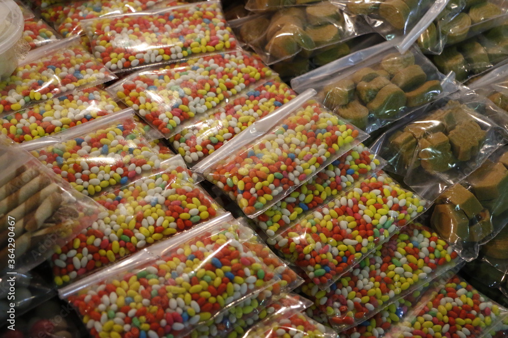 Fototapeta premium sweets in a market
