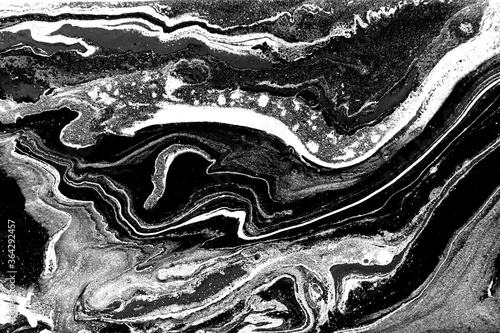Monochrome abstract pattern. Marble imitation background. photo