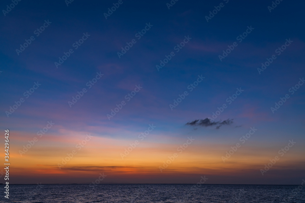 sunset over the sea sunset over the sea