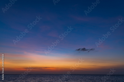 sunset over the sea © Nature Peaceful 
