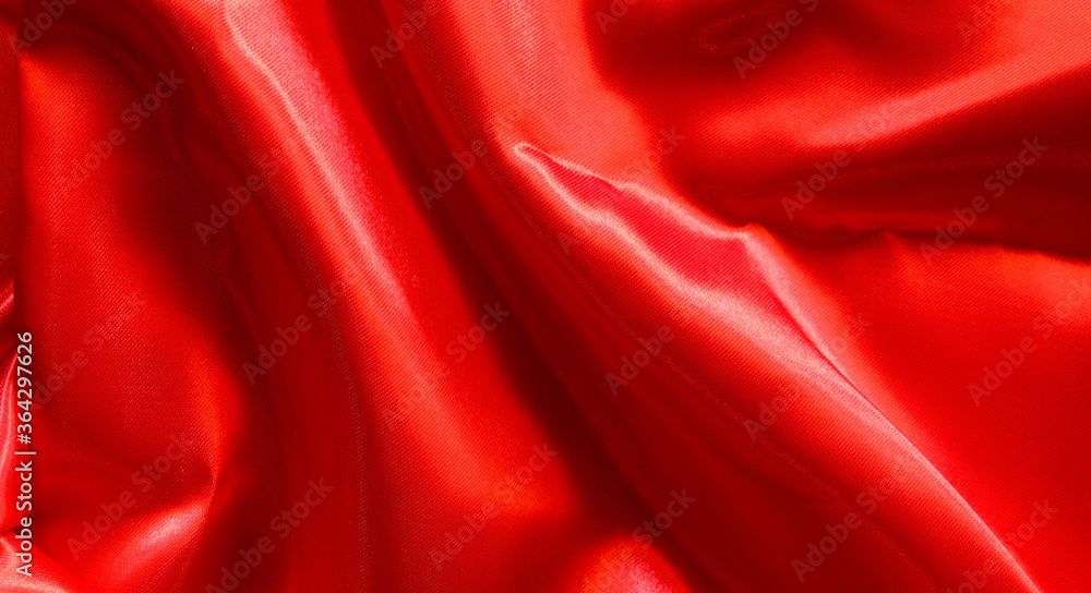 Obraz premium red silk satin cotton background