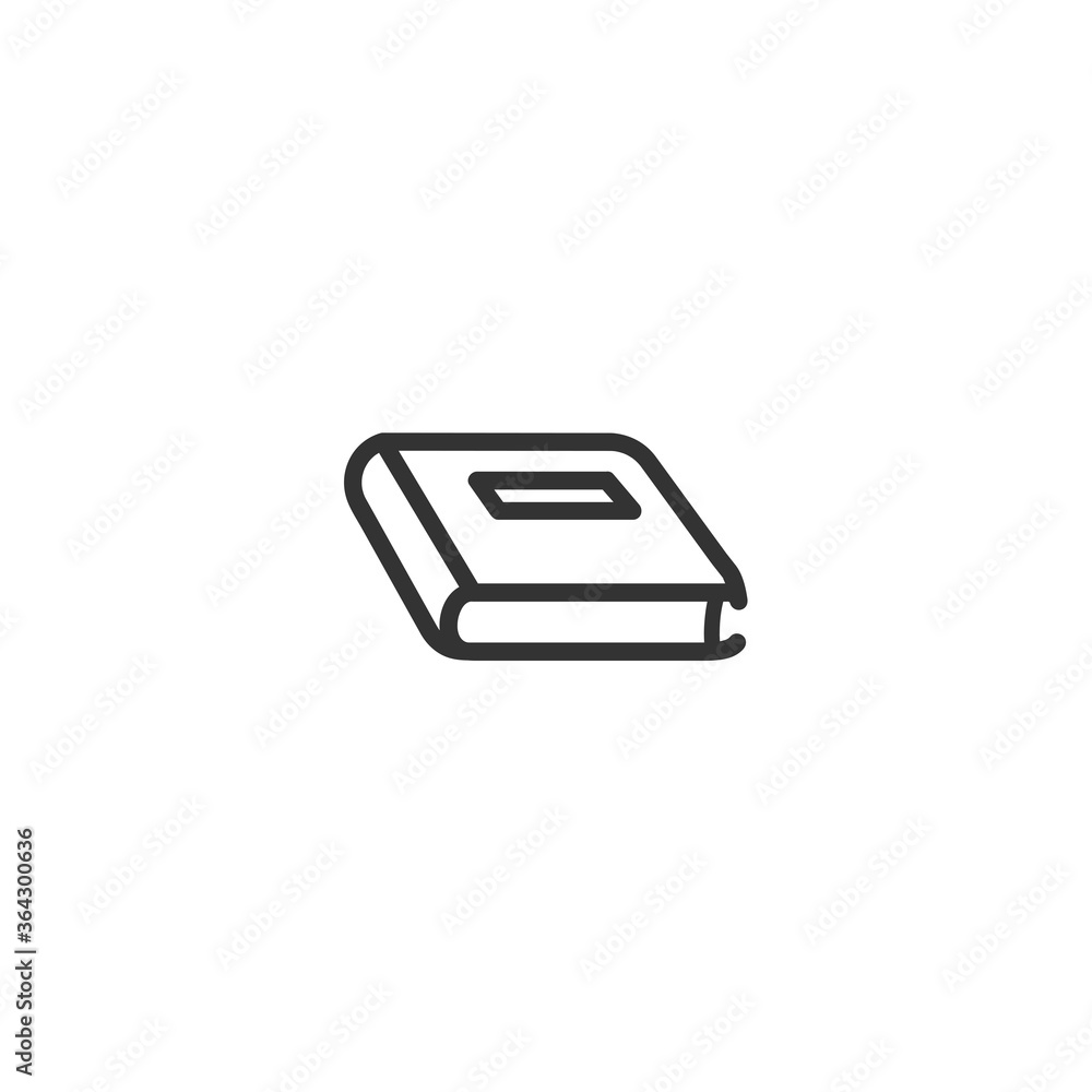 book isolated line icon for web and mobile book isolated line icon for web and mobile