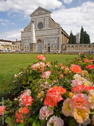 Italia, Toscana, Firenze. La chiesa di santa Maria Novella.