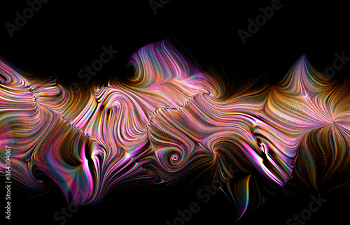 abstract trippy colored swirling fluid