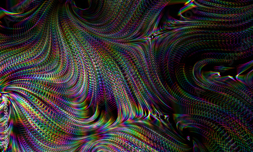 abstract trippy colored swirling fluid © Photo&Graphic Stock