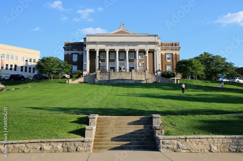 Bowling Green, Kentucky, United States. The Van Meter Hall inside the Western Kentucky University.