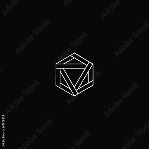 Blockchain Logo Template. Technology Vector Design. Cryptocurrency Illustration
