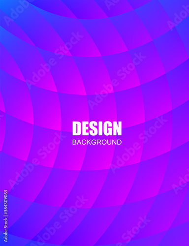 Abstract purple pink blue gradient background. Modern Geometric shape on line waves. Design for wallpaper cover presentation banner. Futuristic wavy background. Vector