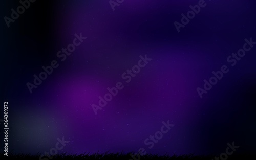 Dark Pink vector pattern with night sky stars. Modern abstract illustration with Big Dipper stars. Pattern for futuristic ad, booklets.