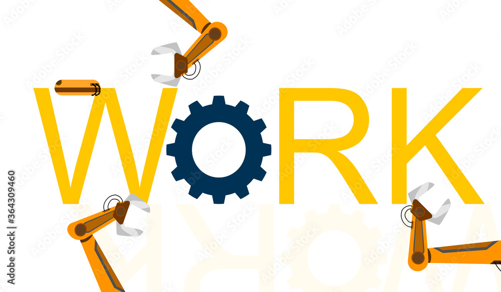 Vector industrial concept work background. Texture gears illustration Vector industrial concept work background. Texture gears illustration