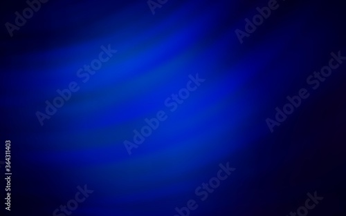 Dark BLUE vector background with bent lines. Glitter abstract illustration with wry lines. Template for cell phone screens.