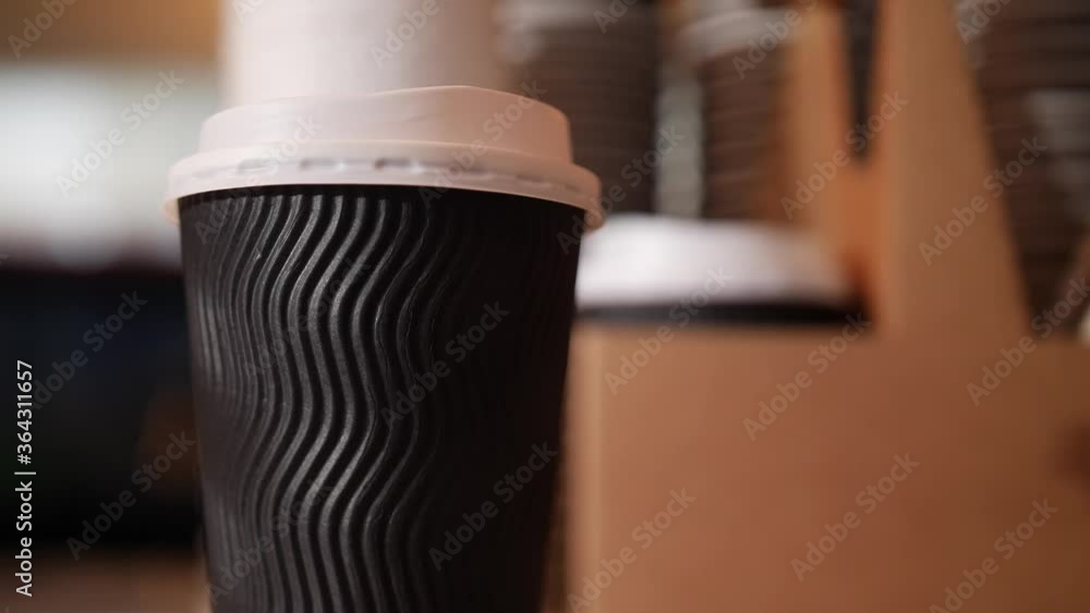 Close up of a coffee cup in slow motion 60FPS Close up of a coffee cup in slow motion 60FPS