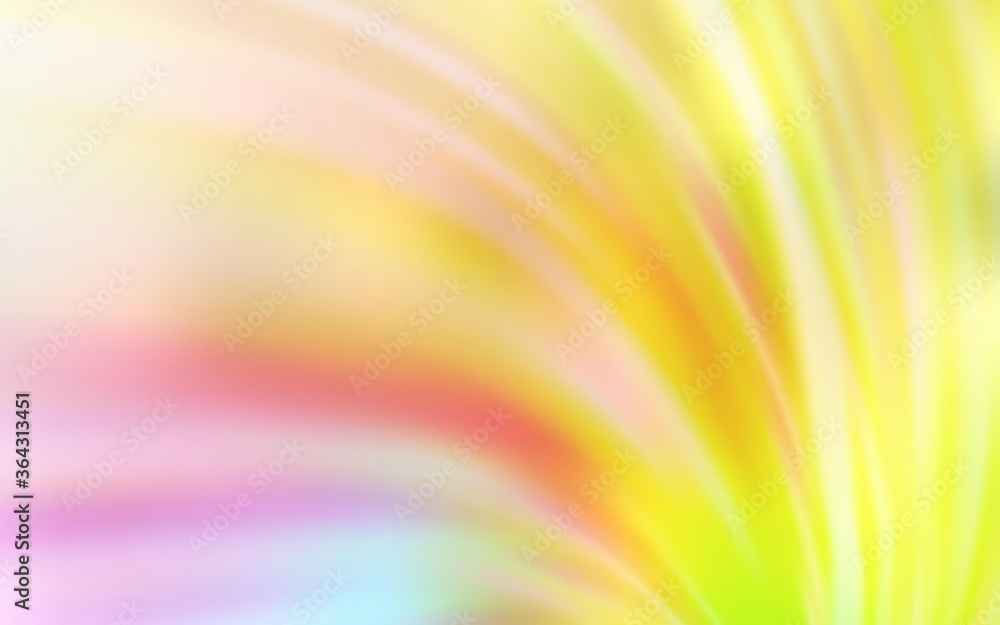 Light Pink, Yellow vector blurred pattern. A completely new colored illustration in blur style. Background for designs.