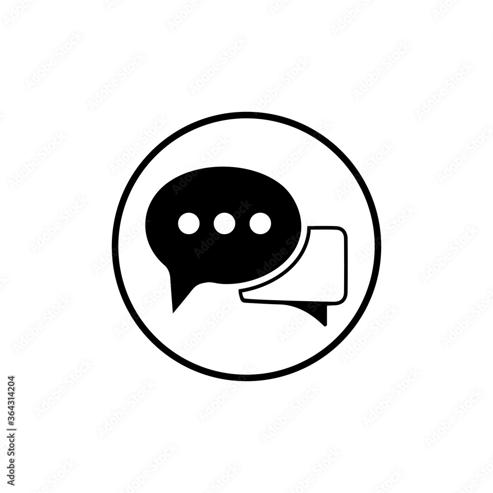 Speech bubble icon vector illustration Speech bubble icon vector illustration