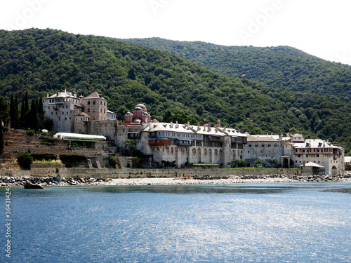 The Xenophontos Monastery in Mount Athos, Greece © Izzard