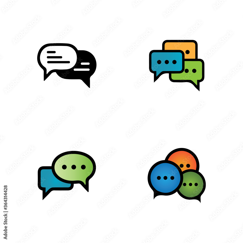 Speech bubble icon vector illustration Speech bubble icon vector illustration