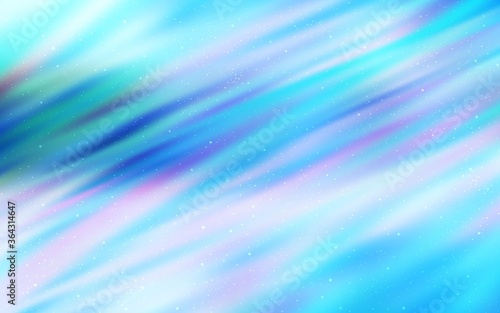 Light BLUE vector background with galaxy stars. Shining colored illustration with bright astronomical stars. Pattern for astrology websites.