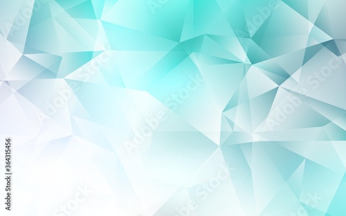 Light BLUE vector abstract mosaic backdrop. Modern abstract illustration with triangles. Best triangular design for your business.