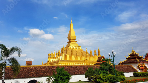 Pha That Luang  The Golden Pagoda in VIENTIANE  LAOS PDR.