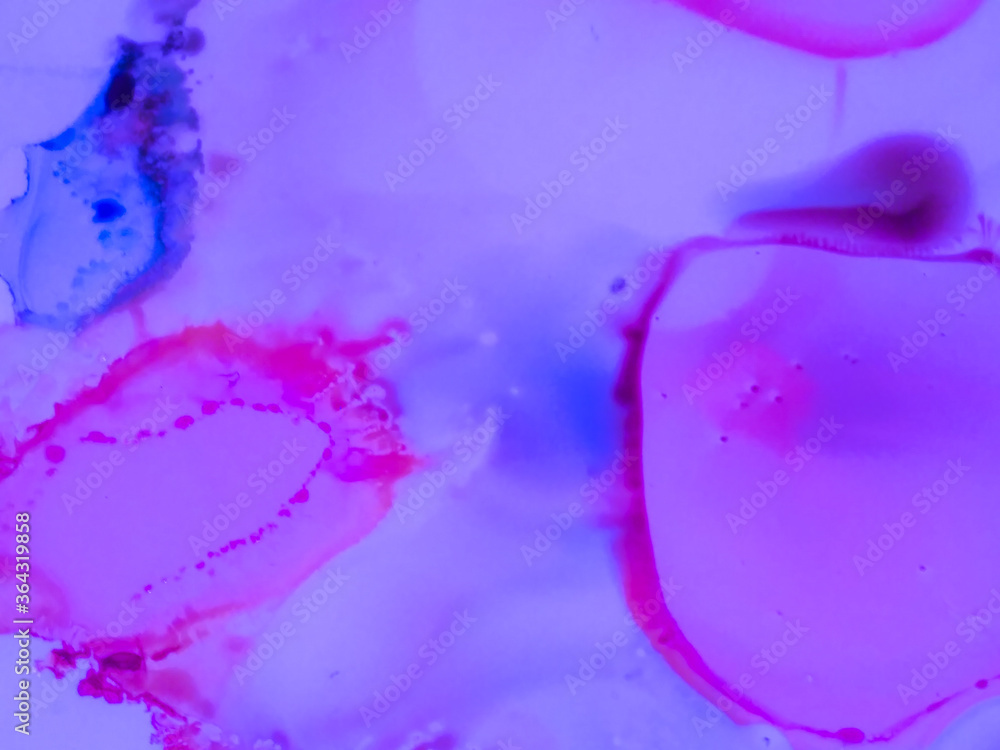 Fototapeta premium Neon Clouds Ink Wallpapers. Alcohol Ink Art. 
