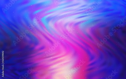 Light Blue, Red vector background with galaxy stars. Modern abstract illustration with Big Dipper stars. Smart design for your business advert.