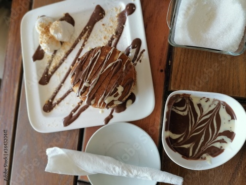 homemade chocolate cake