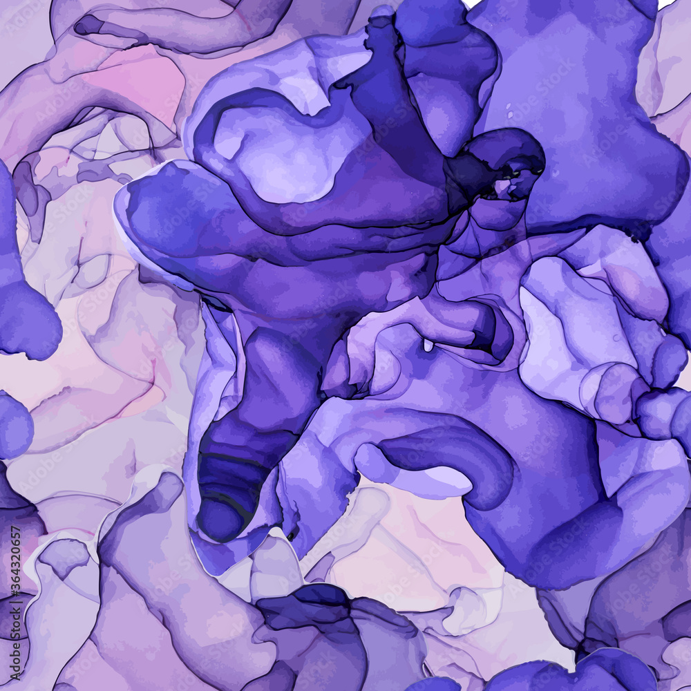 Abstract pattern in shades of purple and pink