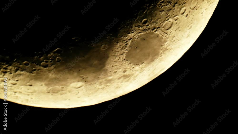 Moon Waning Crescent semiprofessional telescope night Moon Waning Crescent semiprofessional telescope night