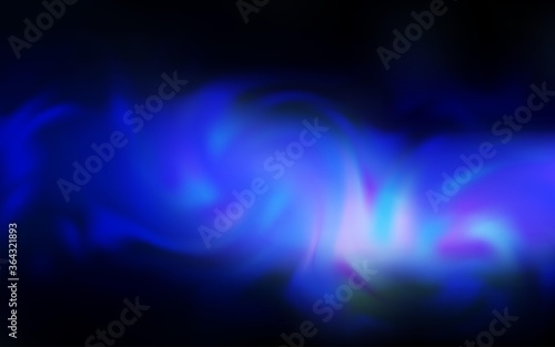 Dark BLUE vector blurred and colored pattern. Glitter abstract illustration with gradient design. Background for designs.