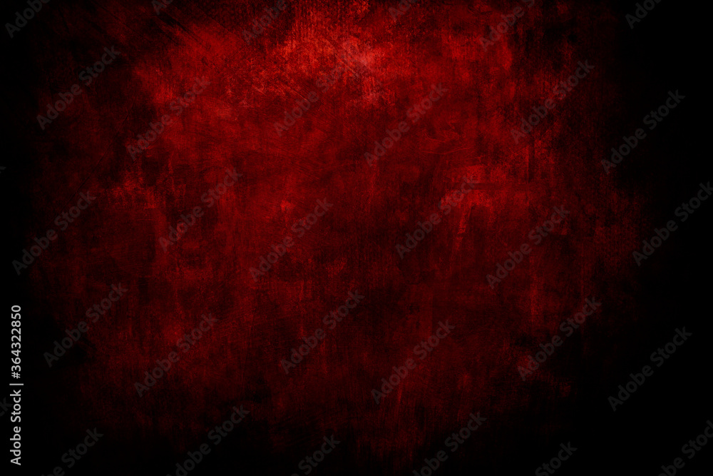 Fototapeta premium grungy red canvas background or texture