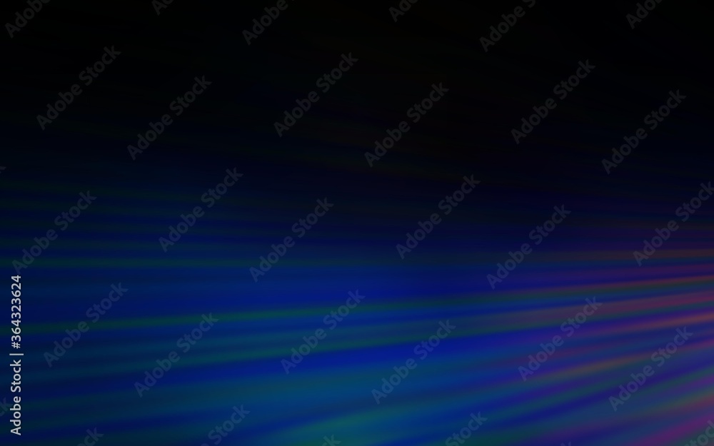 Dark BLUE vector texture with colored lines. Blurred decorative design in simple style with lines. Pattern for ads, posters, banners.