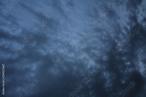 clouds in the sky before a thunderstorm