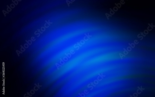 Dark BLUE vector texture with bent lines. Modern gradient abstract illustration with bandy lines. Abstract design for your web site. © smaria2015
