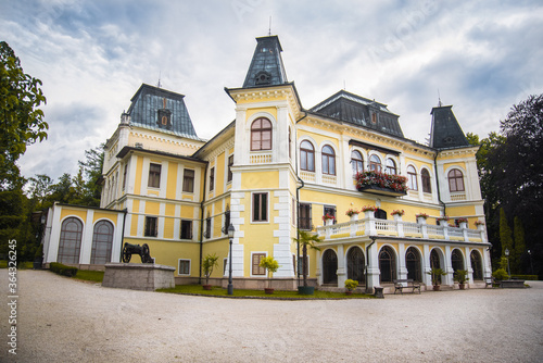 Beautiful historic castle in central Europe. Castle in the Slovakia - Betliar.