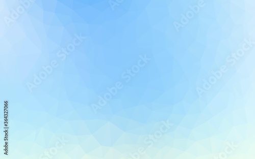 Light Blue, Yellow vector polygonal template. Colorful illustration in abstract style with triangles. Completely new template for your banner.