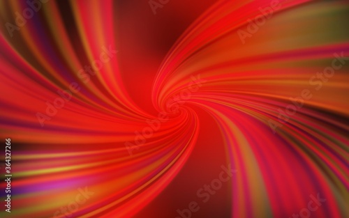 Light Red vector background with wry lines. A shining illustration, which consists of curved lines. Template for cell phone screens.