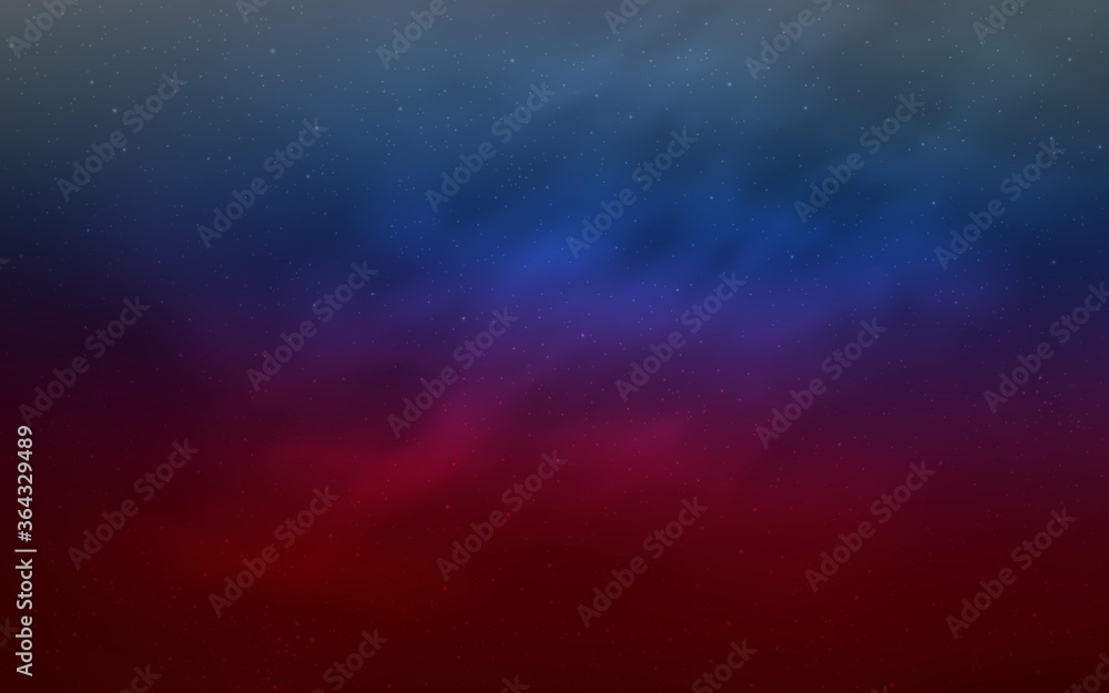 Light Blue, Red vector pattern with night sky stars. Space stars on blurred abstract background with gradient. Best design for your ad, poster, banner. Light Blue, Red vector pattern with night sky stars. Space stars on blurred abstract background with gradient. Best design for your ad, poster, banner.
