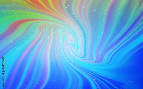 Light BLUE vector background with galaxy stars. Modern abstract illustration with Big Dipper stars. Pattern for astronomy websites.