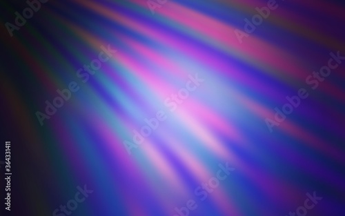Dark Purple vector background with stright stripes. Colorful shining illustration with lines on abstract template. Pattern for ads, posters, banners.