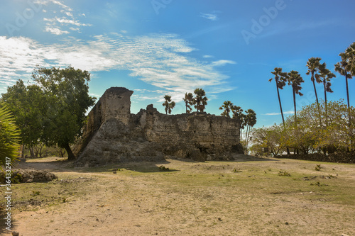 ruins of an old fort