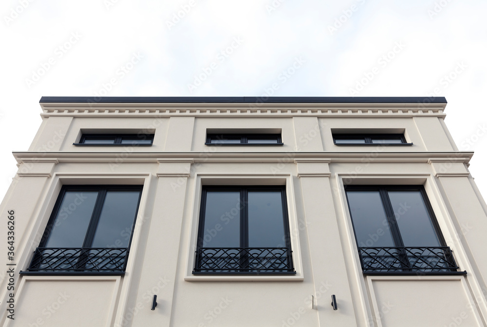 windows on the small building windows on the small building