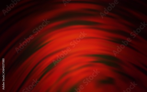 Dark Red vector background with wry lines. An elegant bright illustration with gradient. Colorful wave pattern for your design.