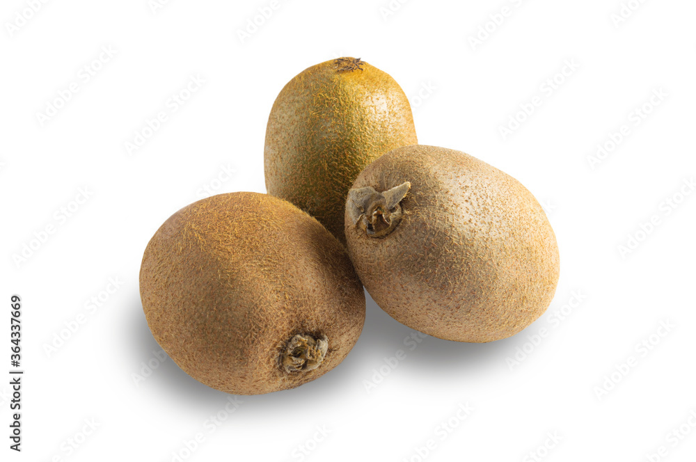 Isolated Kiwi On A White Background. Clipping fruit Isolated Kiwi On A White Background. Clipping fruit