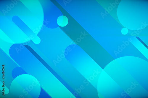 Creative digital wallpaper with colorful circles and lines.