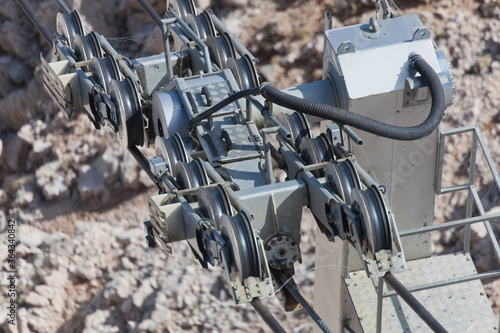 Drive system of Overhead Cable Car photo