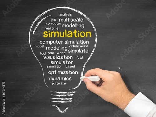 simulation photo